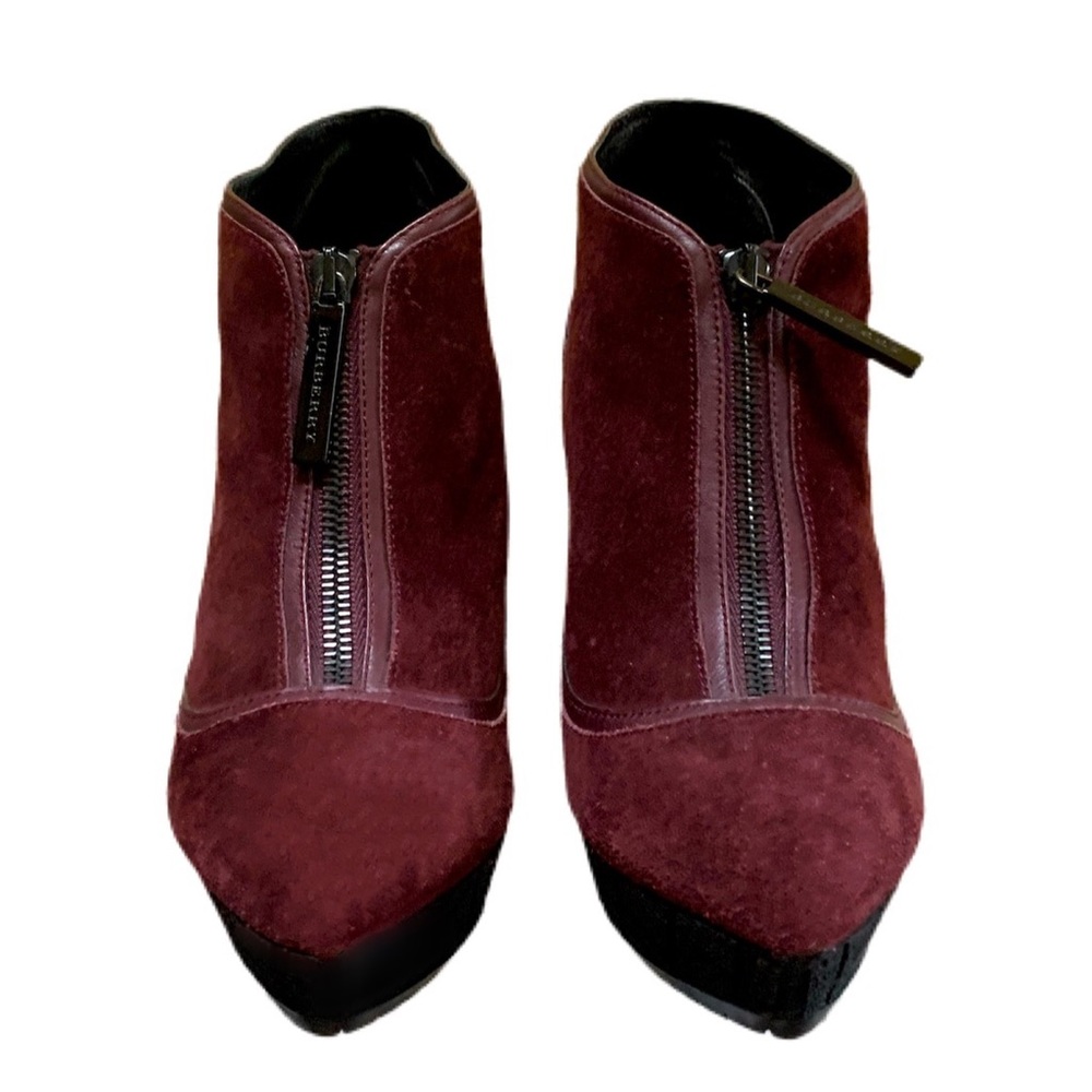 Burberry Suede Platform Booties - Picture 2 of 5